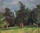 Three Pines II 16" x 20" Oil on Panel 