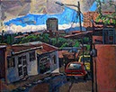 View from San Gabriel 24"X 30", oil on canvas