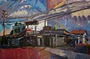 Building Complex 2, in process 20"X 30", oil on canvas