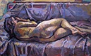 Reclining Nude, 20 X 32 inches, oil on linen