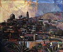 Philip Hale : Barrio Mexico 3 oil on canvas 30" X 36"